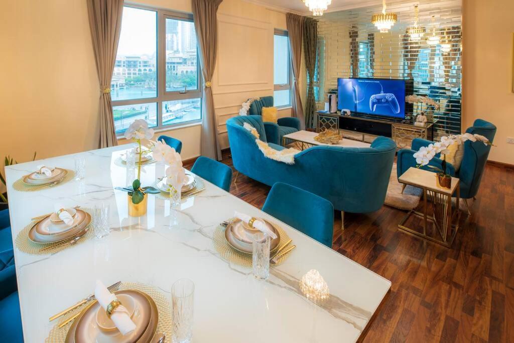 First Class 2Br With Full Burj Khalifa And Fountain View Dubai Ngoại thất bức ảnh
