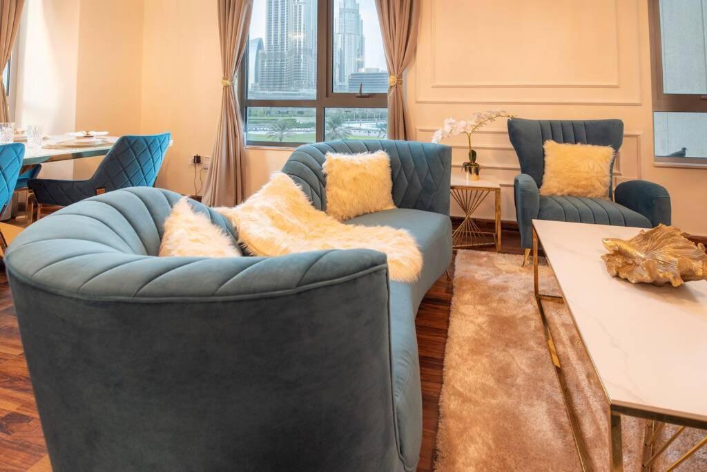 First Class 2Br With Full Burj Khalifa And Fountain View Dubai Ngoại thất bức ảnh
